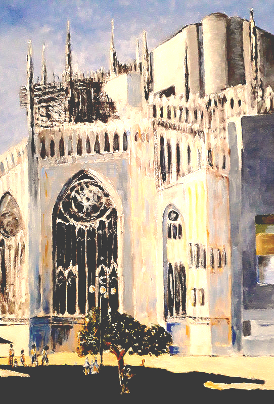 504 Anno 2019. Veduta posteriore Duomo di Milano.
