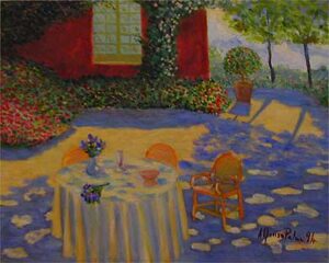 Colazione in giardino