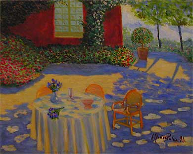 Colazione in giardino