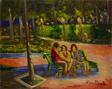 Di sera nel parco
