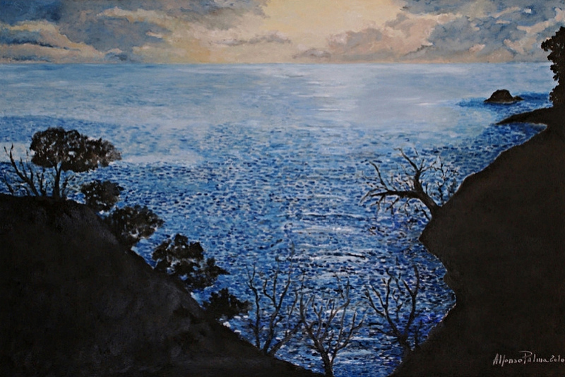 Mare al tramonto. Anno 2010