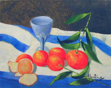 Calice blu