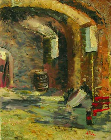 Interno di stalla