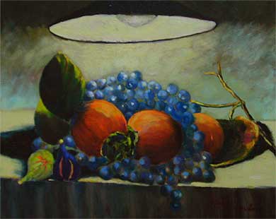 Frutta sotto il lume