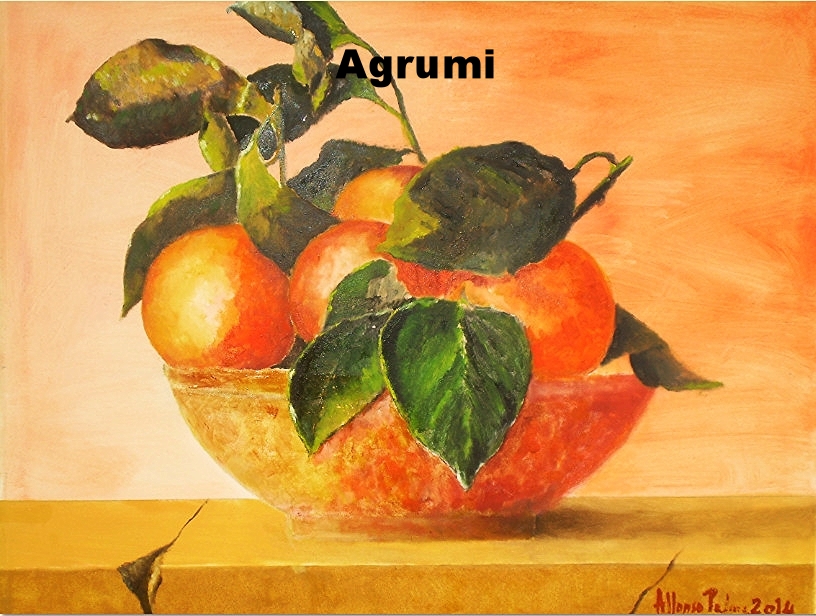 172 . Agrumi. Natura morta. Anno 2014 agrumi