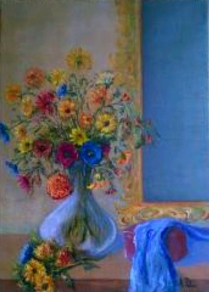 Foulard blu. Anno 1985